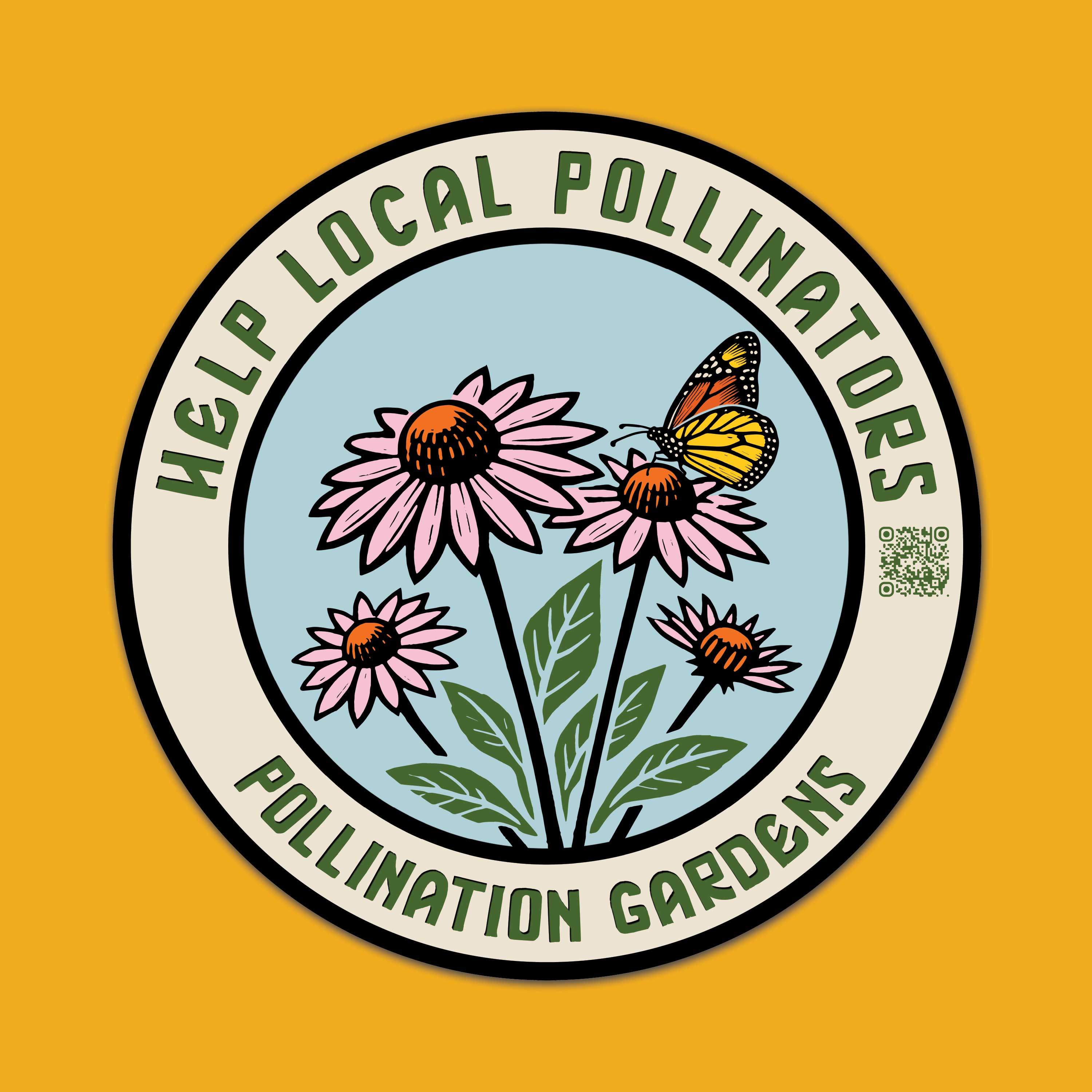 Help Local Pollinators Garden Sign – Pollination Gardens
