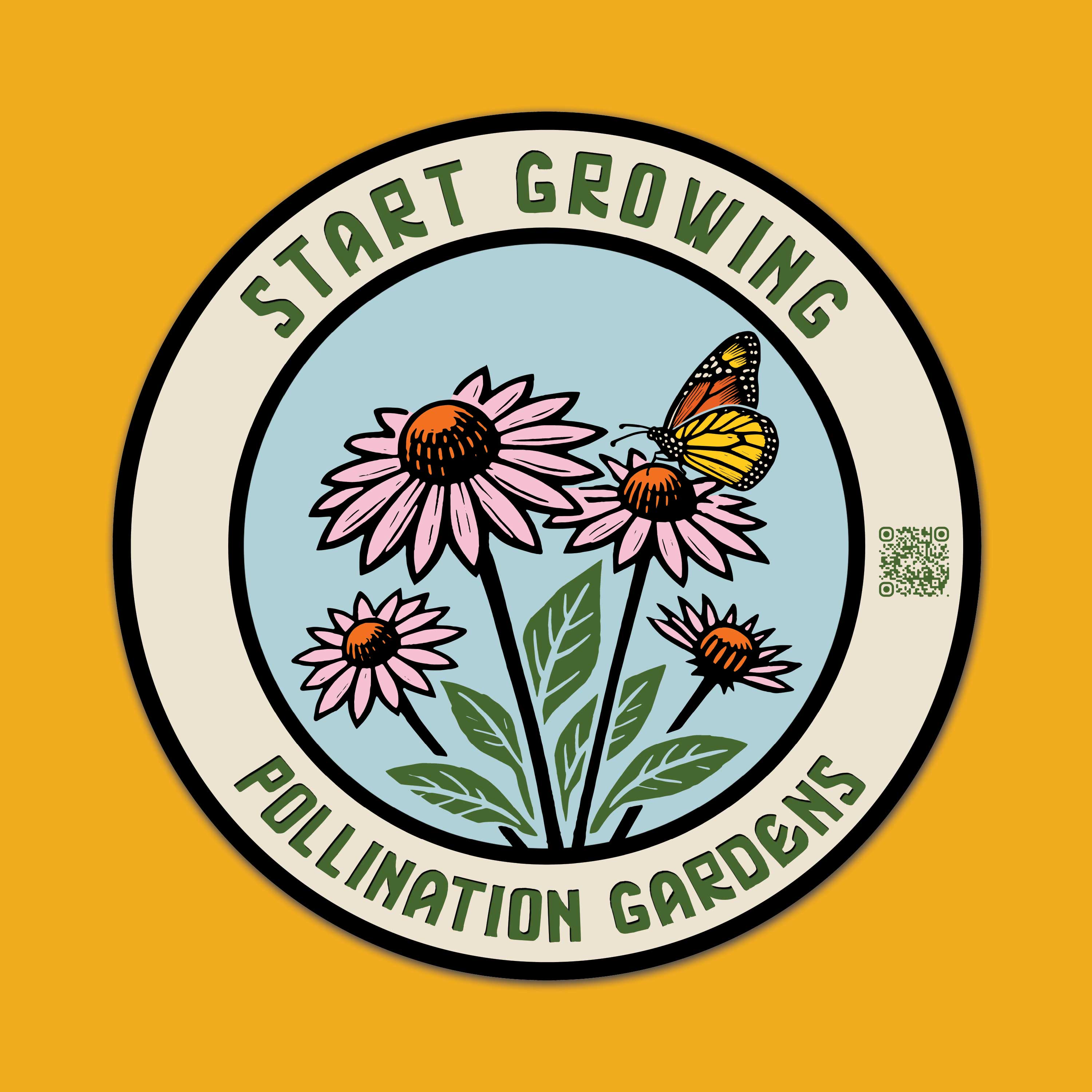 Grow. Sign Color Start Growing Garden Sign – Pollination Gardens